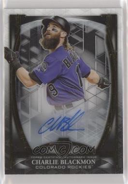 2019 Topps Tribute - Iconic Perspectives Autographs #IP-CB - Charlie Blackmon /99