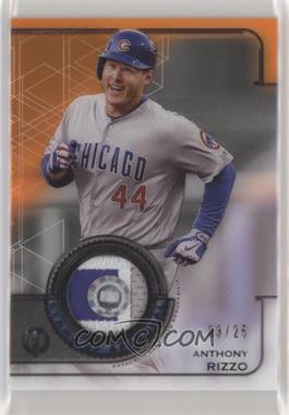 2019 Topps Tribute - Stamp of Approval Relics - Orange #SOA-AR - Anthony Rizzo /25