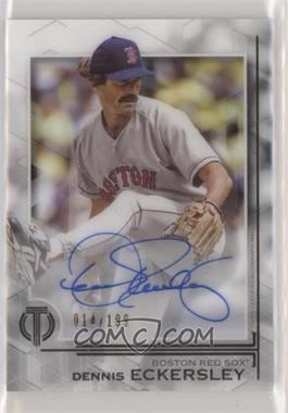 2019 Topps Tribute - Tribute Autographs #TA-DE - Dennis Eckersley /199