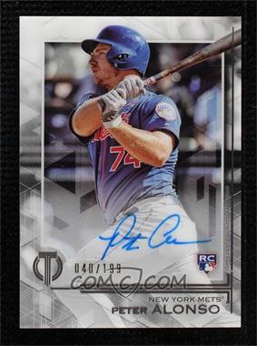 2019 Topps Tribute - Tribute Autographs #TA-PA - Peter Alonso /199