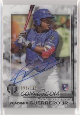 2019 Topps Tribute - Tribute Autographs #TA-VGJ - Vladimir Guerrero Jr. /199