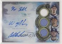 Willy Adames, Blake Snell, Austin Meadows #/36