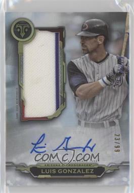 2019 Topps Triple Threads - Autograph Single Jumbo Relics #AUJR-LG - Luis Gonzalez /99