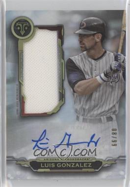 2019 Topps Triple Threads - Autograph Single Jumbo Relics #AUJR-LG - Luis Gonzalez /99