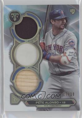 2019 Topps Triple Threads - Pieces of the Game Relic Cards #PTGR-PA - Pete Alonso /18