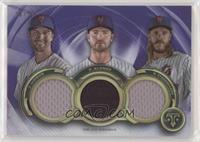 Jacob deGrom, Noah Syndergaard, Pete Alonso #/27