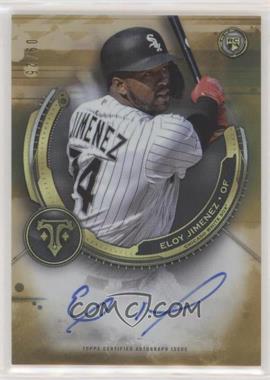 2019 Topps Triple Threads - Rookie Autographs - Gold #RAU-EJ - Eloy Jimenez /25