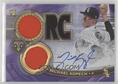 2019 Topps Triple Threads - Rookies And Future Phenoms Autograph Relics - Amethyst #RFPAR-MK - Michael Kopech /75