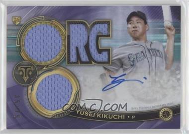 2019 Topps Triple Threads - Rookies And Future Phenoms Autograph Relics - Amethyst #RFPAR-YK - Yusei Kikuchi /75