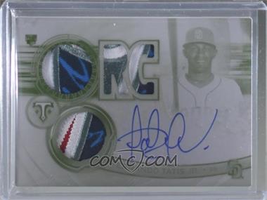 2019 Topps Triple Threads - Rookies And Future Phenoms Autograph Relics - Printing Plate Yellow #RFPAR-FT - Fernando Tatis Jr. /1