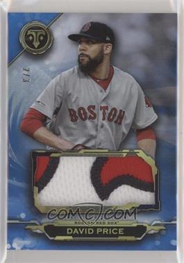 2019 Topps Triple Threads - Single Jumbo Relics - Sapphire #SJR-DPR5 - David Price /3