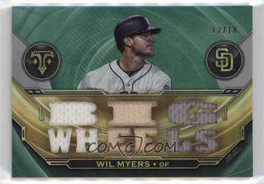 2019 Topps Triple Threads - Triple Threads Relics - Emerald #TTR-WM2 - Wil Myers /18