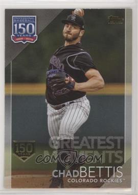 2019 Topps Update Series - 150 Years of Baseball - 150th Anniversary #150-60 - Greatest Moments - Chad Bettis /150