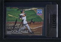 Greatest Moments - Luis Gonzalez [BAS Seal of Authenticity] #/299