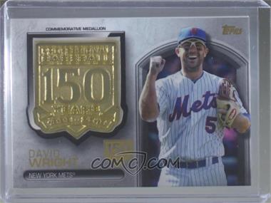 2019 Topps Update Series - 150th Anniversary Manufactured Medallion - 150th Anniversary #AMM-DW - David Wright /150