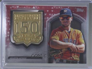 2019 Topps Update Series - 150th Anniversary Manufactured Medallion - Red #AMM-AB - Alex Bregman /25