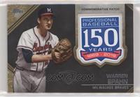 Warren Spahn #/50