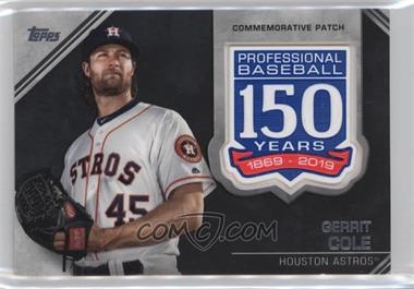 2019 Topps Update Series - 150th Anniversary Manufactured Patch #AMP-GC - Gerrit Cole
