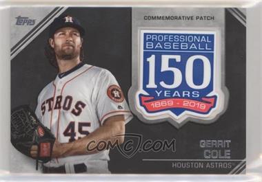 2019 Topps Update Series - 150th Anniversary Manufactured Patch #AMP-GC - Gerrit Cole