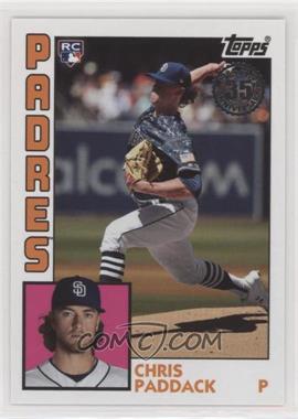 2019 Topps Update Series - 1984 Topps Baseball #84-15 - Chris Paddack