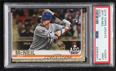 2019 Topps Update Series - [Base] - Gold #US261 - All-Star - Jeff McNeil /2019 [PSA 9 MINT]