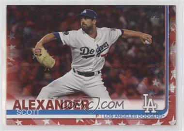 2019 Topps Update Series - [Base] - Independence Day #US162 - Scott Alexander /76