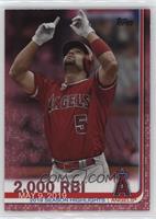 Checklist - 2,000 RBI (Albert Pujols) #/50