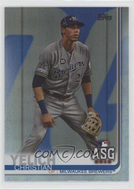 2019 Topps Update Series - [Base] - Rainbow Foil #US185 - All-Star - Christian Yelich