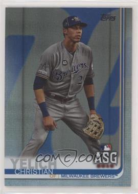 2019 Topps Update Series - [Base] - Rainbow Foil #US185 - All-Star - Christian Yelich