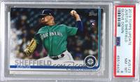 SP Photo Variation - Justus Sheffield (Ball Above Head) [PSA 8 NMR…