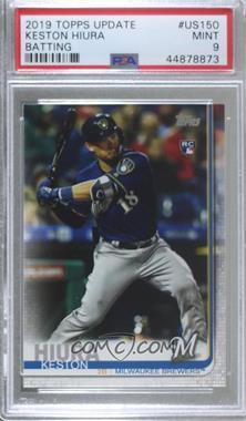 2019 Topps Update Series - [Base] #US150.1 - Keston Hiura (Batting) [PSA 9 MINT]