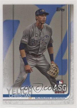 2019 Topps Update Series - [Base] #US185 - All-Star - Christian Yelich