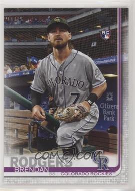 2019 Topps Update Series - [Base] #US299.2 - SP Photo Variation - Brendan Rodgers (In Dugout)