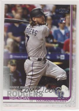 2019 Topps Update Series - [Base] #US45 - Rookie Debut - Brendan Rodgers