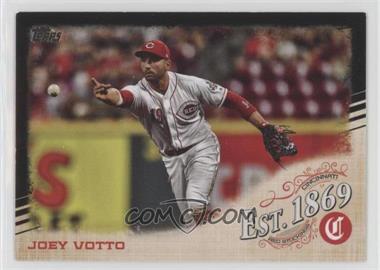 2019 Topps Update Series - Est. 1869 - Black #EST-2 - Joey Votto /299