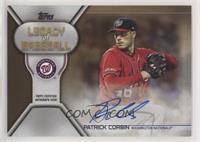 Patrick Corbin #/50