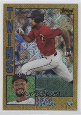 2019 Topps Update Silver Pack - 1984 Topps Baseball Chrome - Gold #T84U-23 - Byron Buxton /50