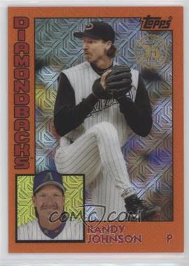 2019 Topps Update Silver Pack - 1984 Topps Baseball Chrome - Orange #T84U-4 - Randy Johnson /25