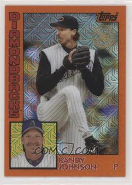 2019 Topps Update Silver Pack - 1984 Topps Baseball Chrome - Orange #T84U-4 - Randy Johnson /25