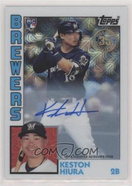 2019 Topps Update Silver Pack - 1984 Topps Baseball Chrome Autograph #T84U-22 - Keston Hiura /149