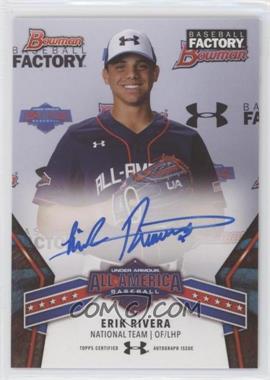 2020 Bowman - All-American Game Autographs #UAN-16 - Erik Rivera