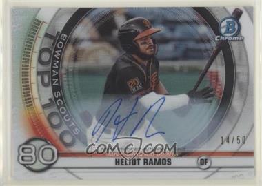 2020 Bowman - Bowman Scouts Top 100 Chrome - Autographs #BTP-80 - Heliot Ramos /50