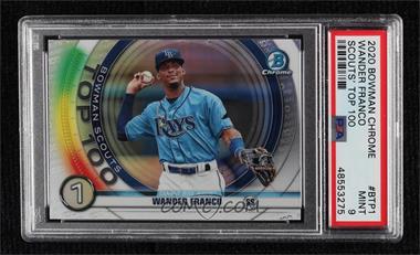 2020 Bowman - Bowman Scouts Top 100 Chrome #BTP-1 - Wander Franco [PSA 9 MINT]