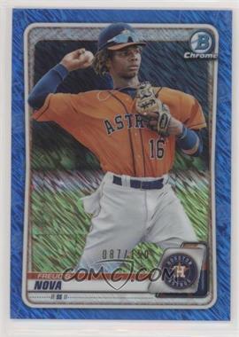 2020 Bowman - Chrome Prospects - Blue Shimmer Refractor #BCP-82 - Freudis Nova /150