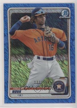 2020 Bowman - Chrome Prospects - Blue Shimmer Refractor #BCP-82 - Freudis Nova /150