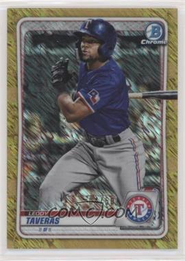 2020 Bowman - Chrome Prospects - Gold Shimmer Refractor #BCP-127 - Leody Taveras /50