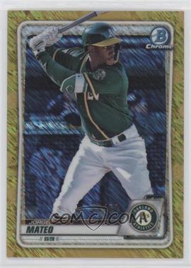 2020 Bowman - Chrome Prospects - Gold Shimmer Refractor #BCP-138 - Jorge Mateo /50