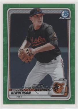 2020 Bowman - Chrome Prospects - Green Refractor #BCP-134 - Gunnar Henderson /99