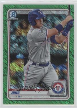 2020 Bowman - Chrome Prospects - Green Shimmer Refractor #BCP-113 - Josh Jung /99