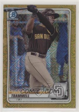 2020 Bowman - Chrome Prospects - Mega Box Gold Mojo Refractor #BCP-130 - Taylor Trammell /50